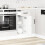 VidaXL vidaXL Kitchen Base Cabinet Kalmar High Gloss White Engineered Wood 3