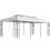 VidaXL vidaXL Pavillon mit Doppeldach Weiß 6x3 m Stahl 1