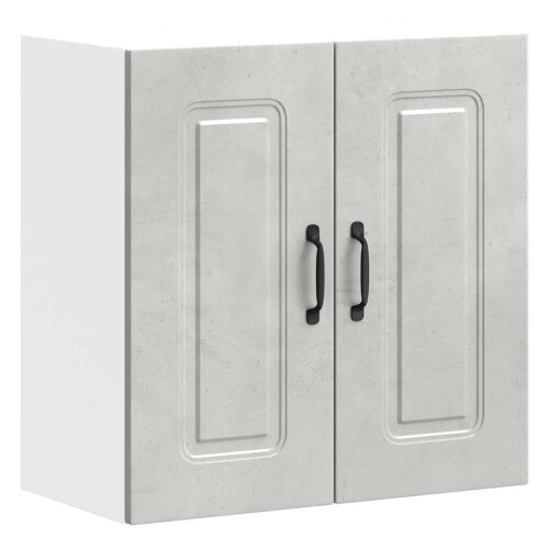 VidaXL vidaXL Kitchen Wall Cabinet Kalmar Concrete Grey Engineered Wood 1