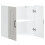 VidaXL vidaXL Kitchen Wall Cabinet Kalmar High Gloss White Engineered Wood 5