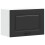 VidaXL vidaXL Kitchen Wall Cabinet Kalmar Black Engineered Wood kitchen wall unit 1