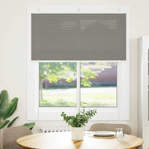 VidaXL vidaXL Plissee Anthrazit 115x150 cm Stoffbreite 114,4 cm Polyester 1