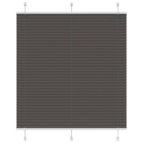VidaXL vidaXL Plissee Schwarz 115x100 cm Stoffbreite 114,4 cm Polyester