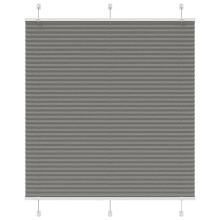 vidaXL Plissee Anthrazit 115x150 cm Stoffbreite 114,4 cm Polyester
