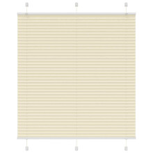 vidaXL Plissee Creme 115x150 cm Stoffbreite 114,4 cm Polyester