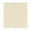 VidaXL vidaXL Plissee Creme 115x150 cm Stoffbreite 114,4 cm Polyester 1