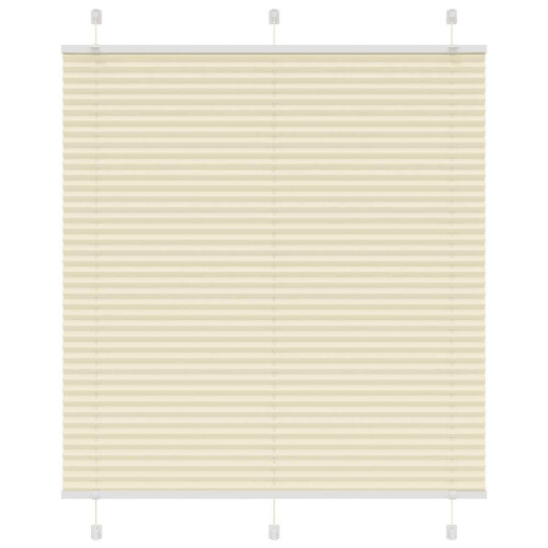 VidaXL vidaXL Plissee Creme 115x150 cm Stoffbreite 114,4 cm Polyester
