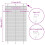 VidaXL vidaXL Plissee Creme 115x200 cm Stoffbreite 114,4 cm Polyester 4