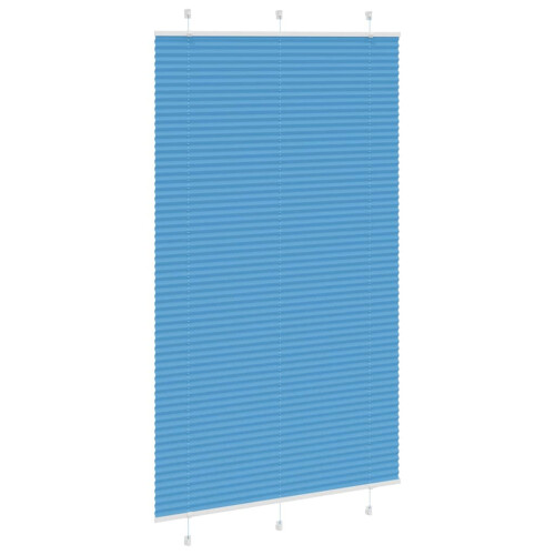 VidaXL vidaXL Plissee Blau 115x200 cm Stoffbreite 114,4 cm Polyester 2