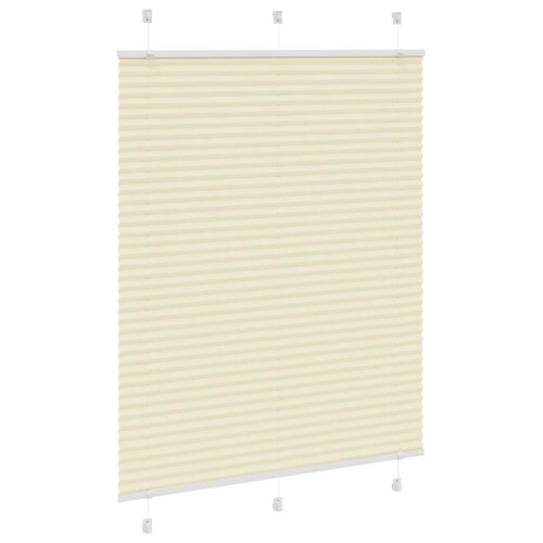 VidaXL vidaXL Plissee Creme 110x150 cm Stoffbreite 109,4 cm Polyester 2