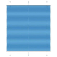 vidaXL Plissee Blau 115x150 cm Stoffbreite 114,4 cm Polyester