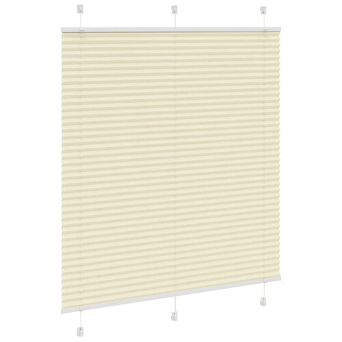 VidaXL vidaXL Plissee Creme 115x150 cm Stoffbreite 114,4 cm Polyester 2