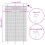 VidaXL vidaXL Plissee Blau 115x200 cm Stoffbreite 114,4 cm Polyester 4