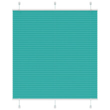 vidaXL Plissee Petrolgrün 115x150 cm Stoffbreite 114,4 cm Polyester