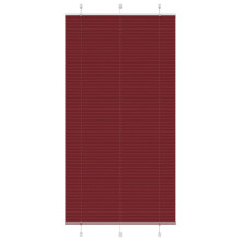 vidaXL Plissee Bordeauxrot 110x200 cm Stoffbreite 109,4 cm Polyester