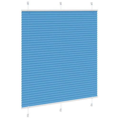 VidaXL vidaXL Plissee Blau 115x150 cm Stoffbreite 114,4 cm Polyester 2