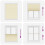 VidaXL vidaXL Plissee Creme 110x150 cm Stoffbreite 109,4 cm Polyester 5