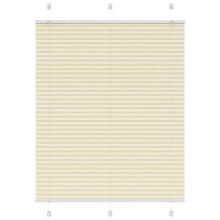 vidaXL Plissee Creme 110x150 cm Stoffbreite 109,4 cm Polyester