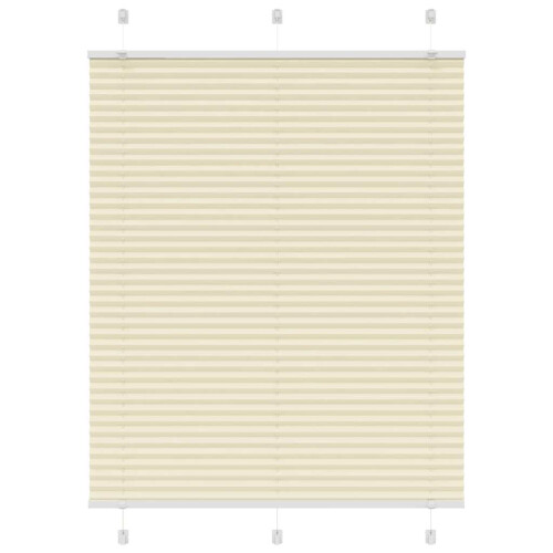 VidaXL vidaXL Plissee Creme 110x150 cm Stoffbreite 109,4 cm Polyester