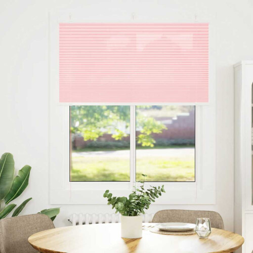 VidaXL vidaXL Plissee Rosa 110x100 cm Stoffbreite 109,4 cm Polyester 1