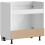 VidaXL vidaXL Sink Base Cabinet Lucca Black Engineered Wood kitchen base cabinet 7