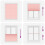 VidaXL vidaXL Plissee Rosa 110x100 cm Stoffbreite 109,4 cm Polyester 7