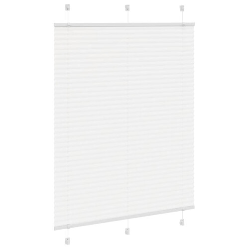 VidaXL vidaXL Plissee Weiß 110x100 cm Stoffbreite 109,4 cm Polyester 2