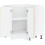 VidaXL vidaXL Kitchen Corner Base Cabinet Lucca Sonoma Oak Engineered Wood 6