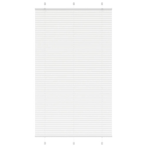 VidaXL vidaXL Plissee Weiß 115x200 cm Stoffbreite 114,4 cm Polyester