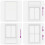 VidaXL vidaXL Plissee Weiß 115x200 cm Stoffbreite 114,4 cm Polyester 7