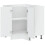 VidaXL vidaXL Kitchen Corner Base Cabinet Kalmar Concrete Grey Engineered Wood 6