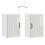 VidaXL vidaXL Kitchen Wall Cabinet Lucca High Gloss White Engineered Wood 9