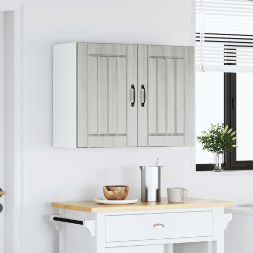 VidaXL vidaXL Kitchen Wall Cabinet Lucca Grey Sonoma Engineered Wood 1