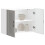 VidaXL vidaXL Kitchen Wall Cabinet Lucca Grey Sonoma Engineered Wood 8