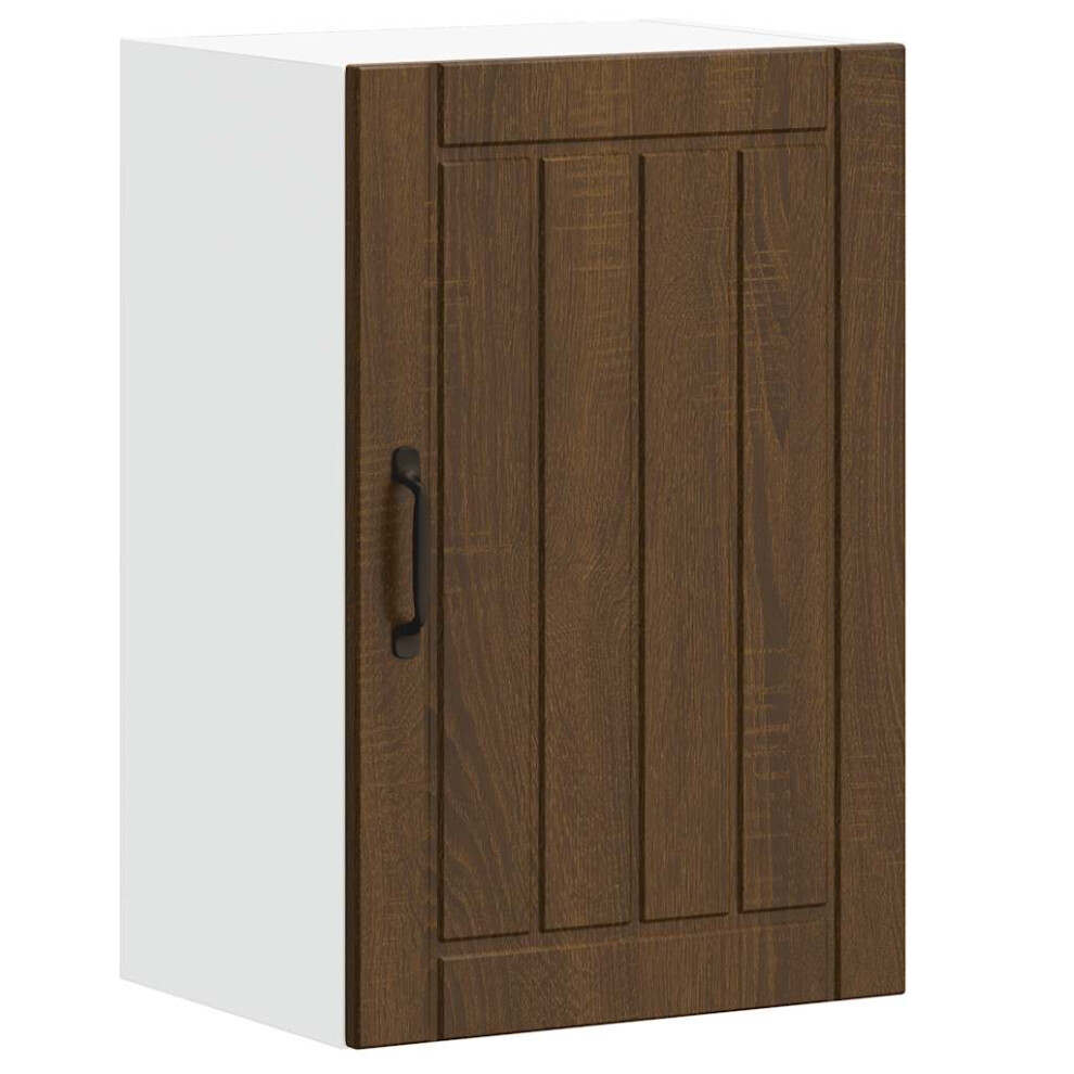 vidaXL Kitchen Wall Cabinet Lucca Brown Oak Engineered Wood kitchen wall unit
