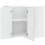 VidaXL vidaXL Kitchen Wall Corner Cabinet Lucca Concrete Grey Engineered Wood 5