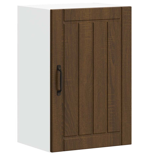 VidaXL vidaXL Kitchen Wall Cabinet Lucca Brown Oak Engineered Wood kitchen wall unit 1