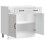 VidaXL vidaXL Kitchen Base Cabinet Kalmar High Gloss White Engineered Wood 5
