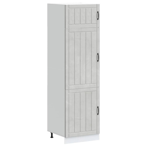 VidaXL vidaXL Kitchen Cupboard Lucca Concrete Grey Engineered Wood