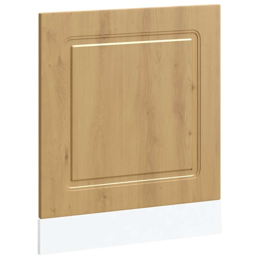 Vidaxl Dishwasher Panel Kalmar Artisan Oak 60X1.5x67 Cm Engineered Wood