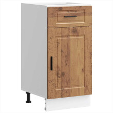 vidaXL Kitchen Base Cabinet Porto Old Wood Engineered Wood sink base cabinet