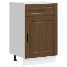 vidaXL Kitchen Base Cabinet Porto Brown Oak Engineered Wood sink base cabinet
