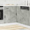 VidaXL vidaXL Kitchen Corner Base Cabinet Porto Concrete Grey Engineered Wood 3