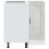 VidaXL vidaXL Kitchen Corner Base Cabinet Porto Concrete Grey Engineered Wood 7