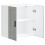 VidaXL vidaXL Kitchen Wall Cabinet Porto Concrete Grey Engineered Wood 4