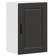 vidaXL Kitchen Wall Cabinet Porto Black Engineered Wood kitchen wall unit