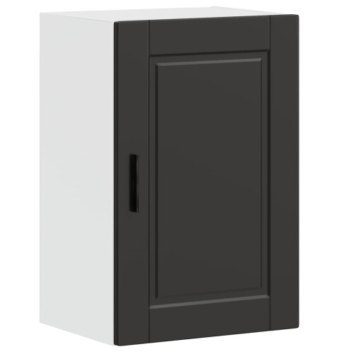VidaXL vidaXL Kitchen Wall Cabinet Porto Black Engineered Wood kitchen wall unit