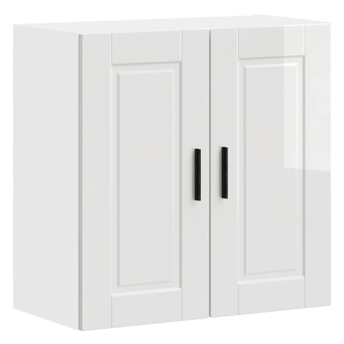 VidaXL vidaXL Kitchen Wall Cabinet Porto High Gloss White Engineered Wood