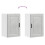 VidaXL vidaXL Kitchen Wall Cabinet Porto Concrete Grey Engineered Wood 9