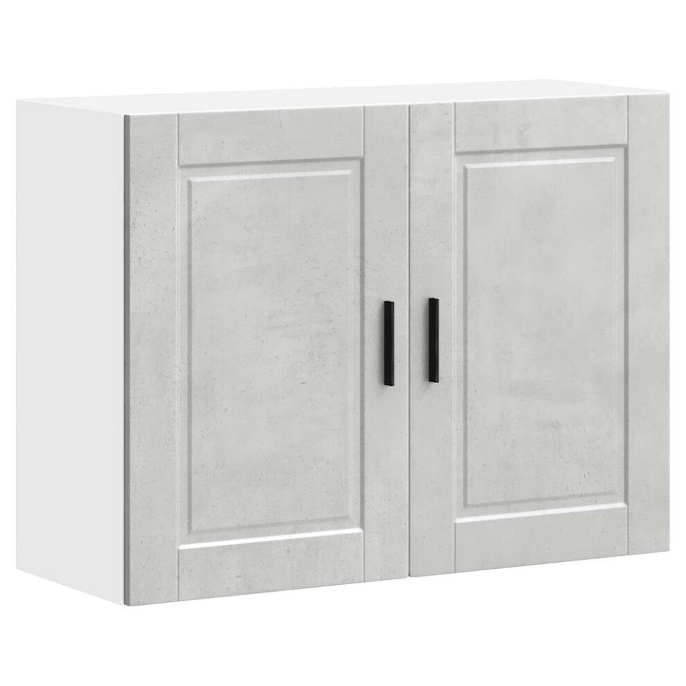 Vidaxl Kitchen Wall Cabinet Porto Concrete Grey Engineered Wood 8721158424174